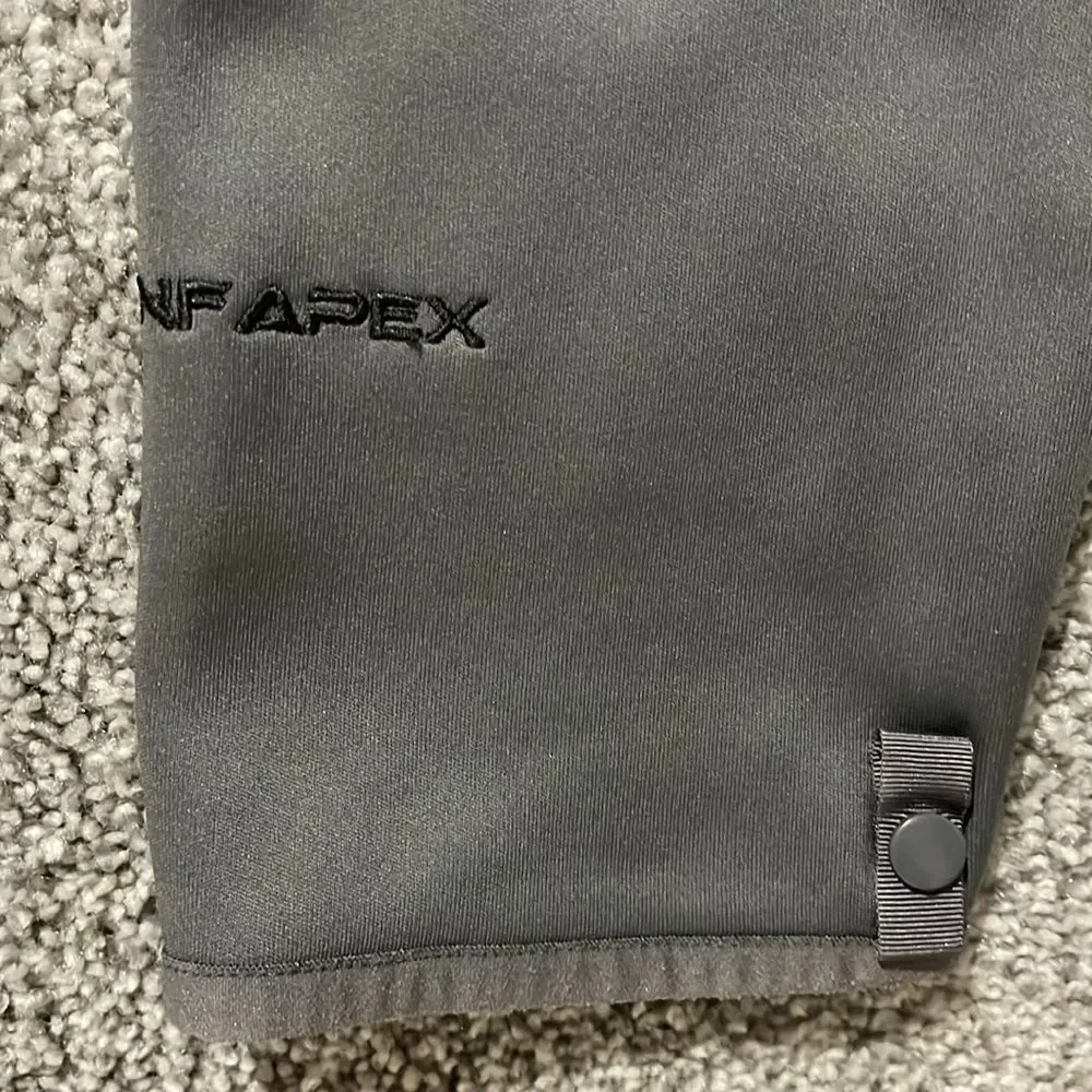 THE NORTH FACE TNF Apex Full Zipper Insert Lining Poly Jacket Grey Gray Soft M